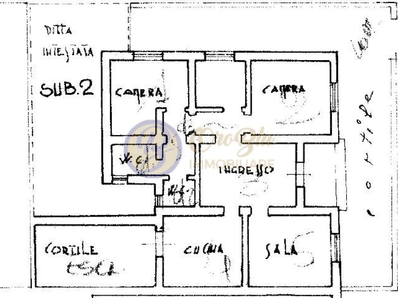 planimetria - Bifamiliare in vendita a Camaiore