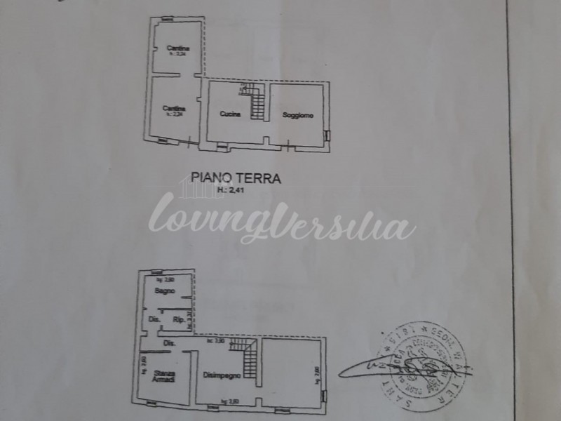 planimetria - Rustico in vendita a Camaiore