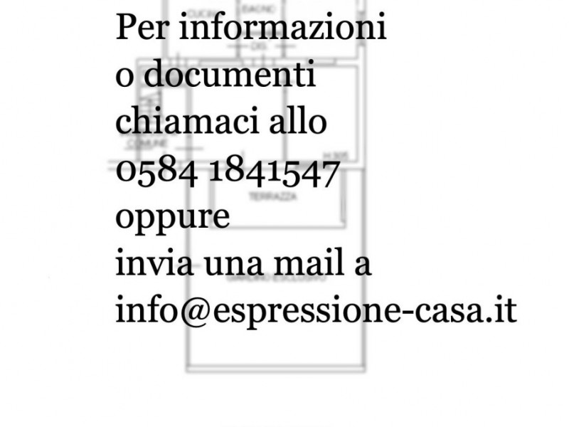 planimetria - Attico in vendita a Camaiore