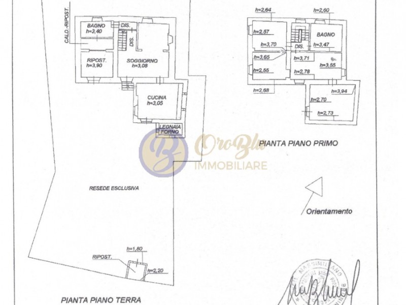 planimetria - Rustico in vendita a Massarosa