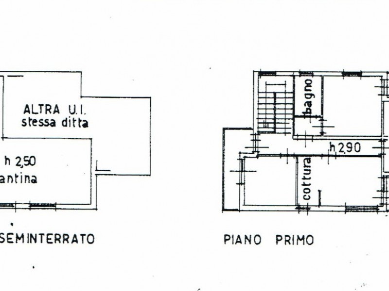 planimetria - Bifamiliare in vendita a Pietrasanta