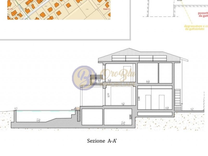 planimetria - Villa singola in vendita a Pietrasanta