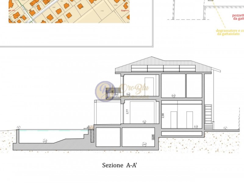 planimetria - Villa singola in vendita a Pietrasanta