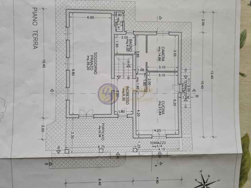 planimetria - Villa singola in vendita a Pietrasanta