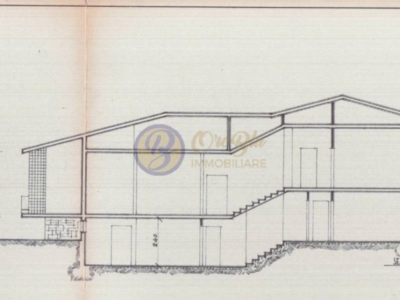 planimetria - Villa singola in vendita a Pietrasanta
