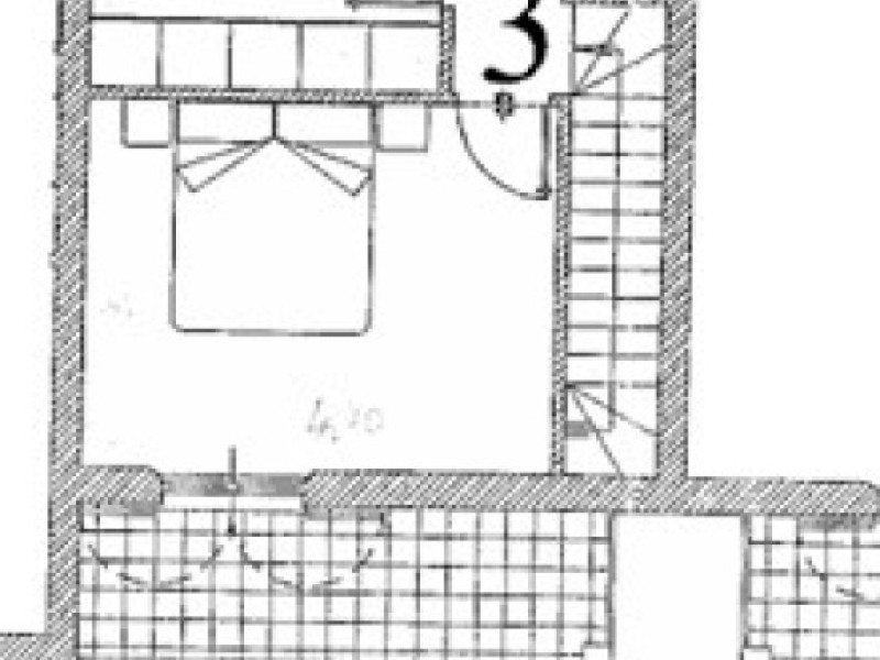 planimetria - Villetta a schiera in vendita a Viareggio