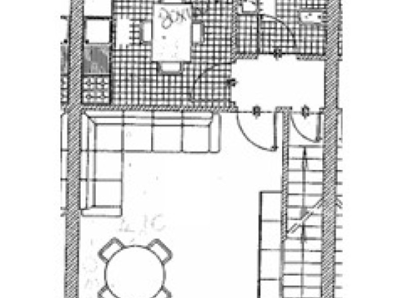 planimetria - Villetta a schiera in vendita a Viareggio