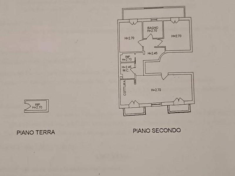 planimetria - Appartamento in vendita a Viareggio