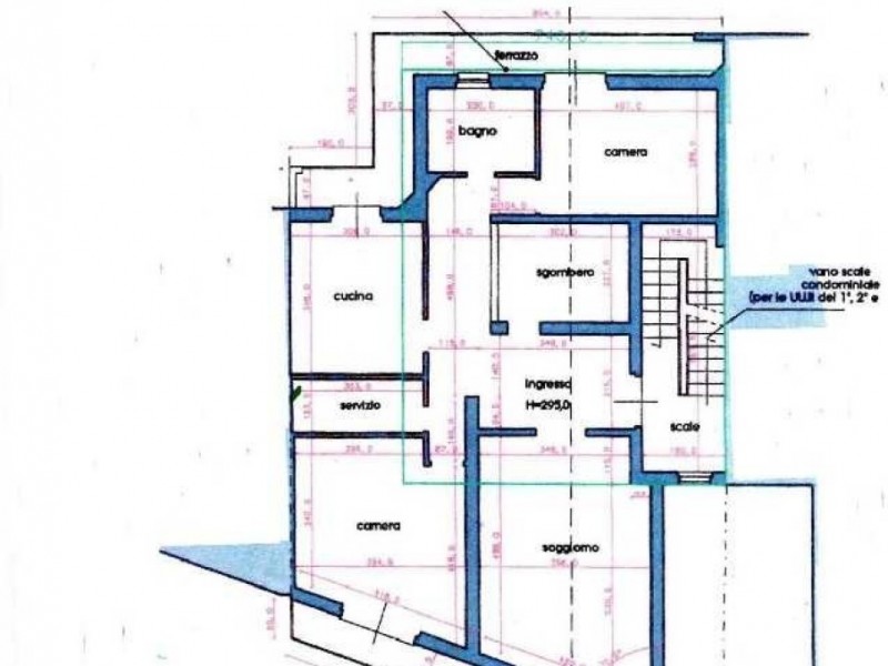 planimetria - Appartamento in vendita a Pietrasanta