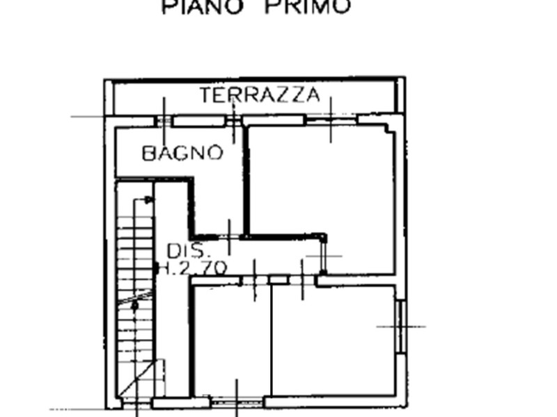 planimetria - Attico in vendita a Forte dei Marmi