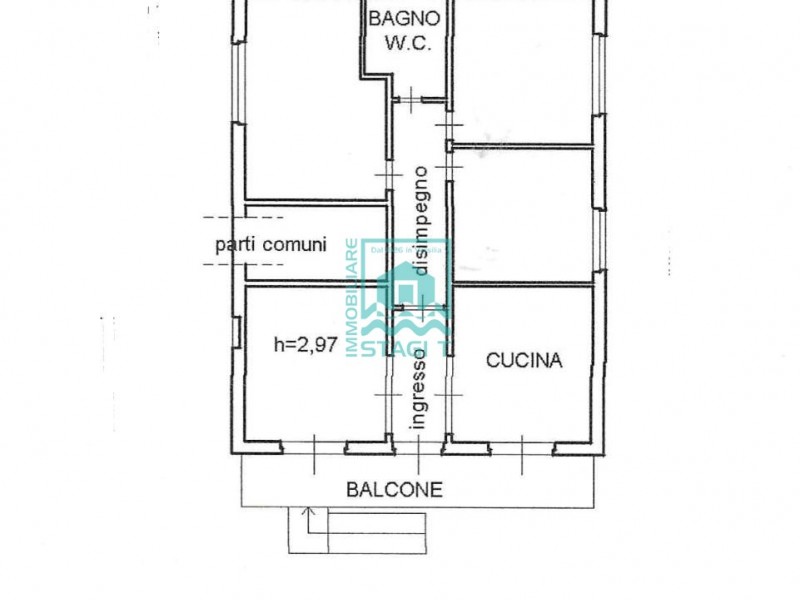 planimetria - Appartamento in vendita a Camaiore