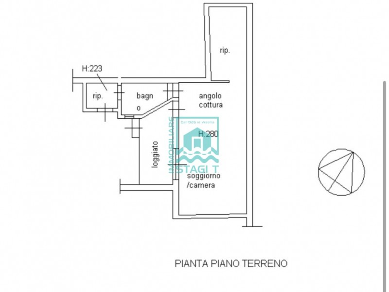 planimetria - Appartamento in vendita a Camaiore