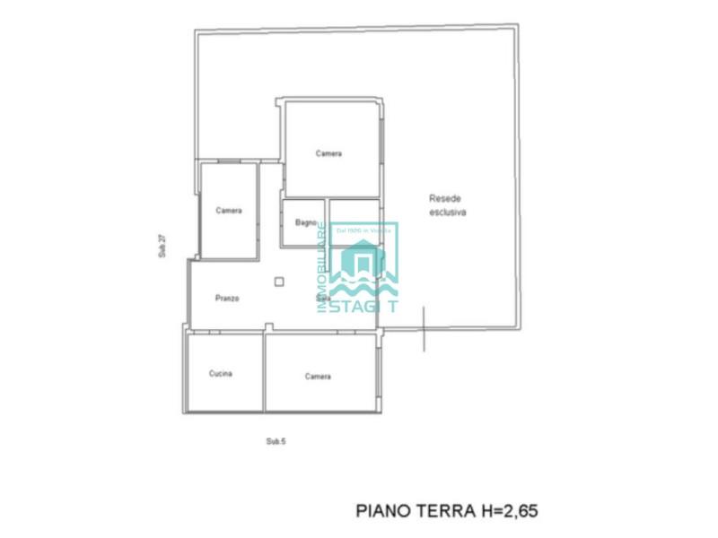 planimetria - Appartamento in vendita a Massarosa