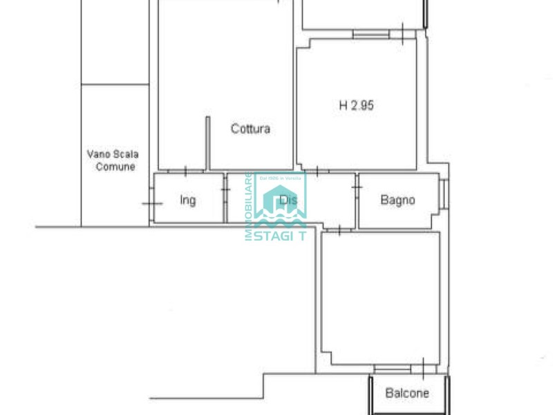 planimetria - Appartamento in vendita a Camaiore