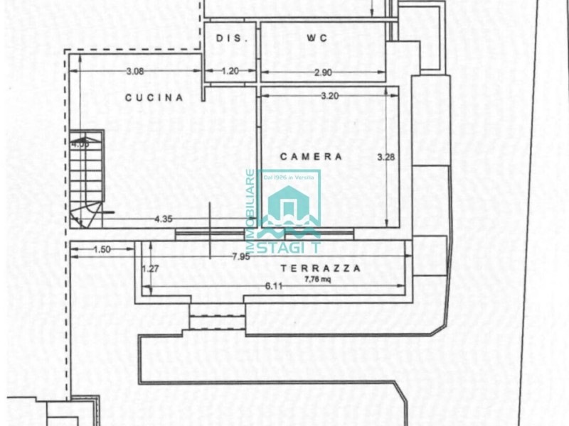 planimetria - Appartamento in vendita a Camaiore