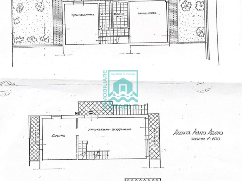 planimetria - Bifamiliare in vendita a Camaiore