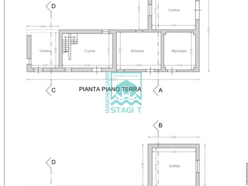 planimetria - Rustico in vendita a Camaiore