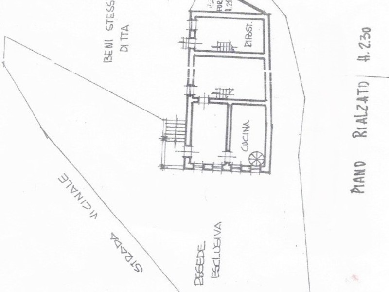 planimetria - Rustico in vendita a Camaiore