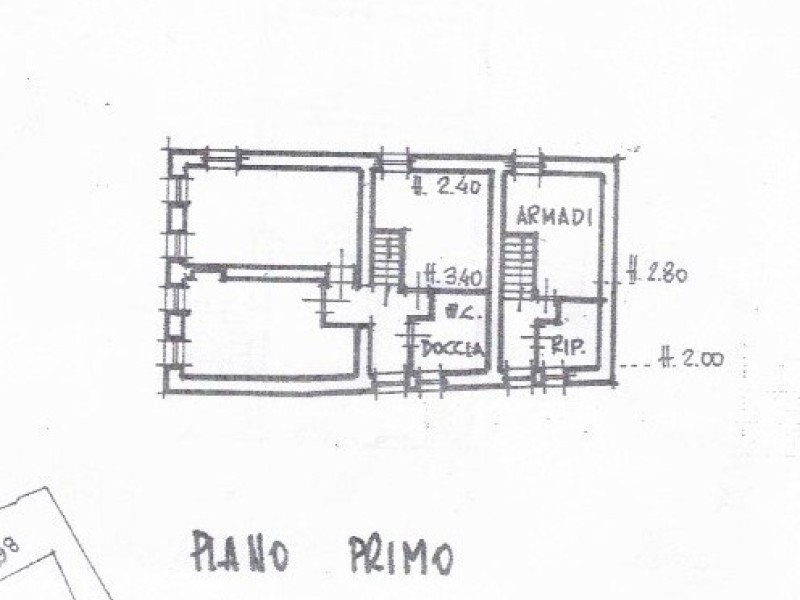 planimetria - Rustico in vendita a Camaiore