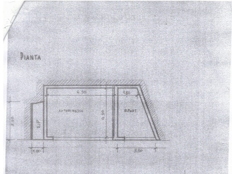 planimetria - Rustico in vendita a Camaiore