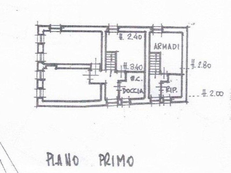 planimetria - Rustico in vendita a Camaiore