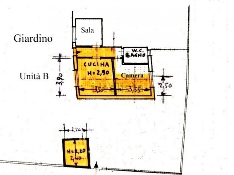 planimetria - Villa singola in vendita a Pietrasanta