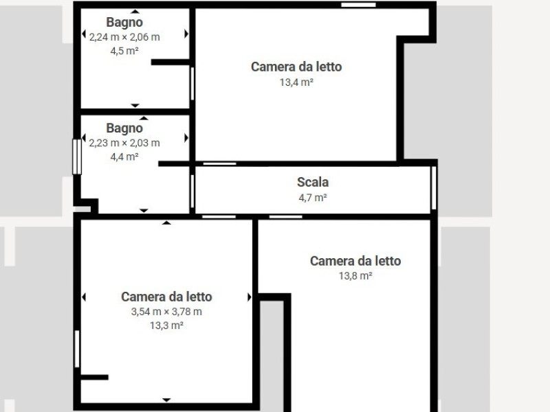 planimetria - Villa singola in vendita a Pietrasanta