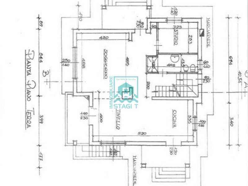 planimetria - Villa singola in vendita a Camaiore