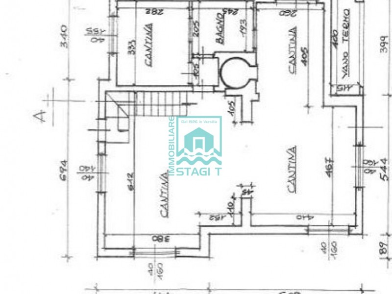 planimetria - Villa singola in vendita a Camaiore