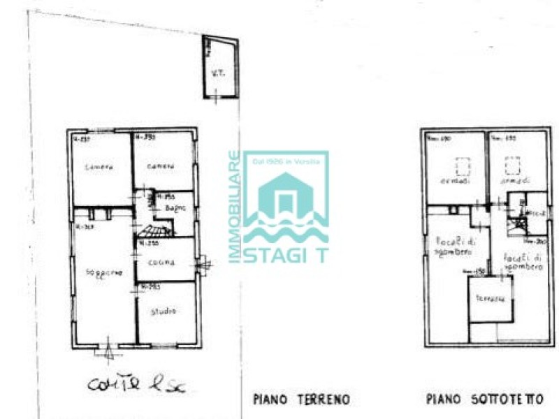 planimetria - Villa singola in vendita a Camaiore